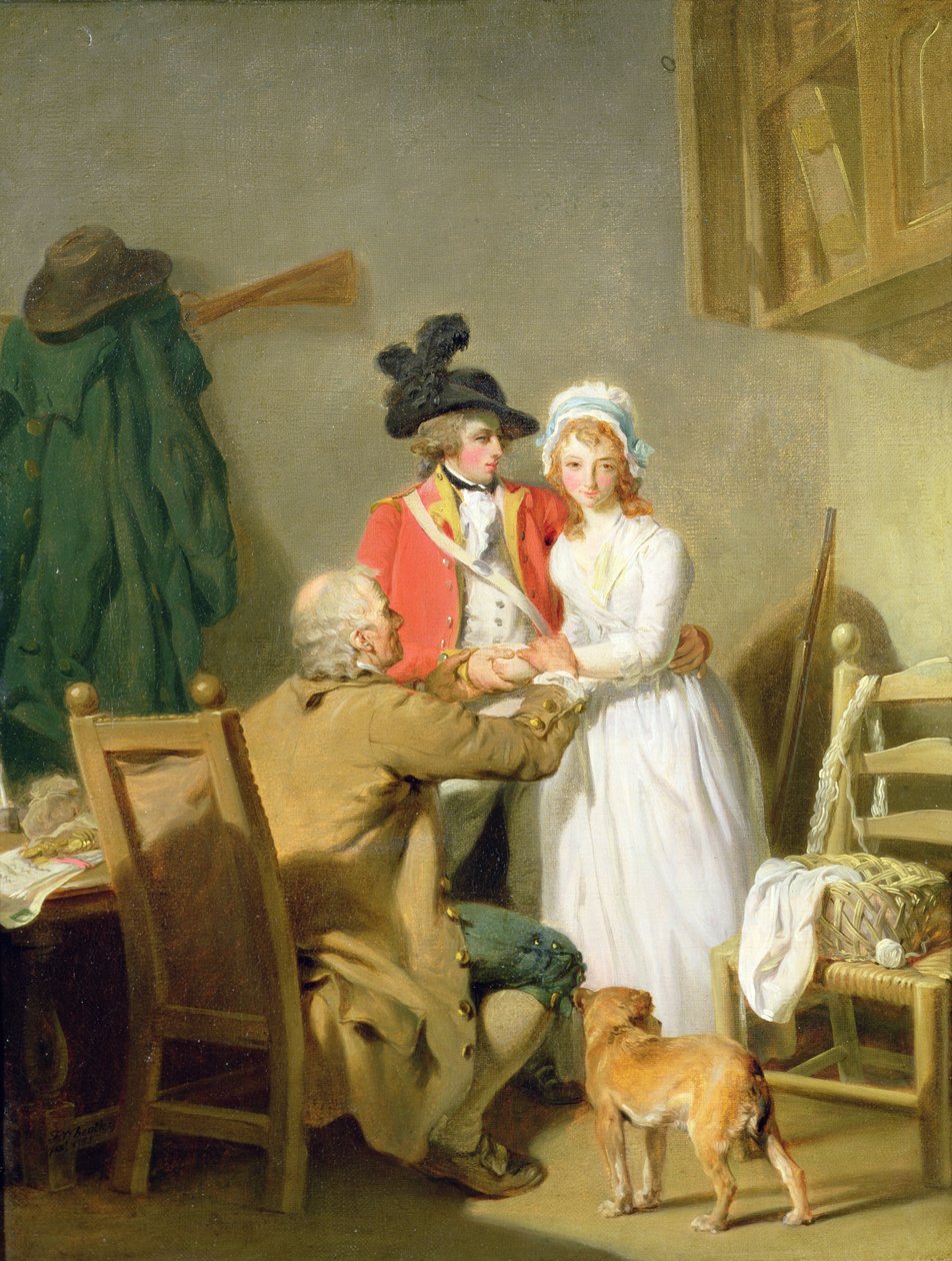 Powrót Żołnierza autorstwa Francis Wheatley