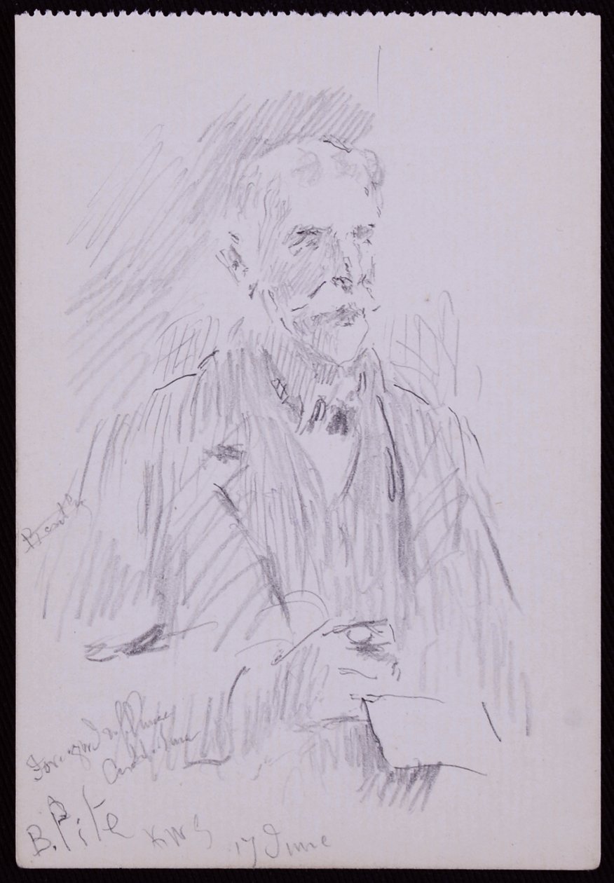 Portret Beresford Pite autorstwa Francis Wilfred Lawson
