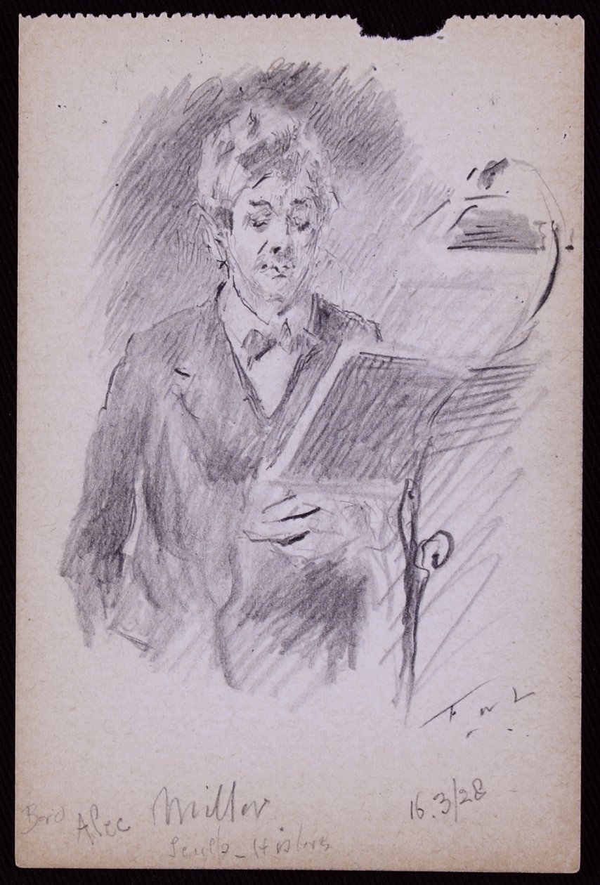 Portret Aleca Millera autorstwa Francis Wilfred Lawson