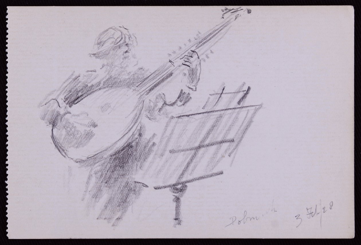 Portret Arnolda Dolmetscha autorstwa Francis Wilfred Lawson