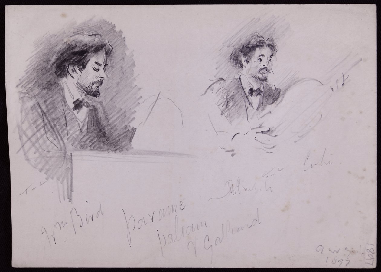 Portret Arnolda Dolmetscha autorstwa Francis Wilfred Lawson