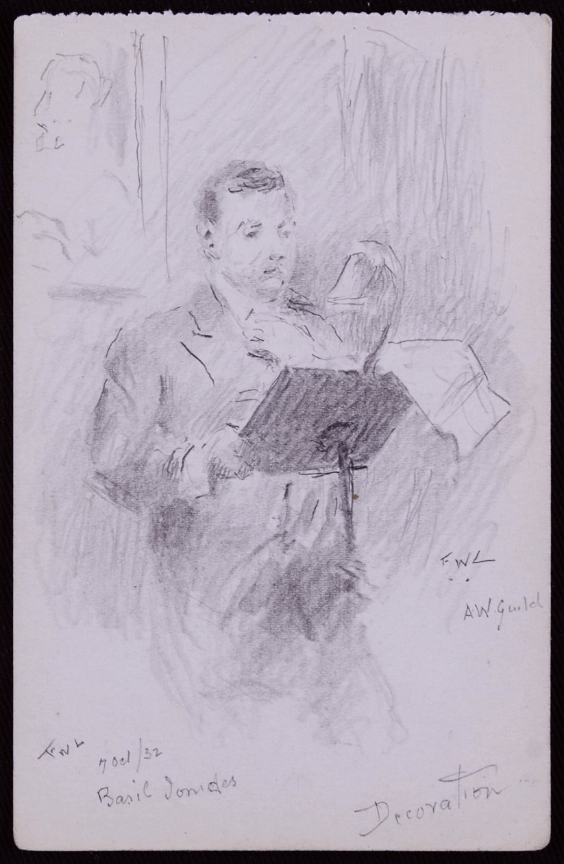 Portret bazylii jonów autorstwa Francis Wilfred Lawson