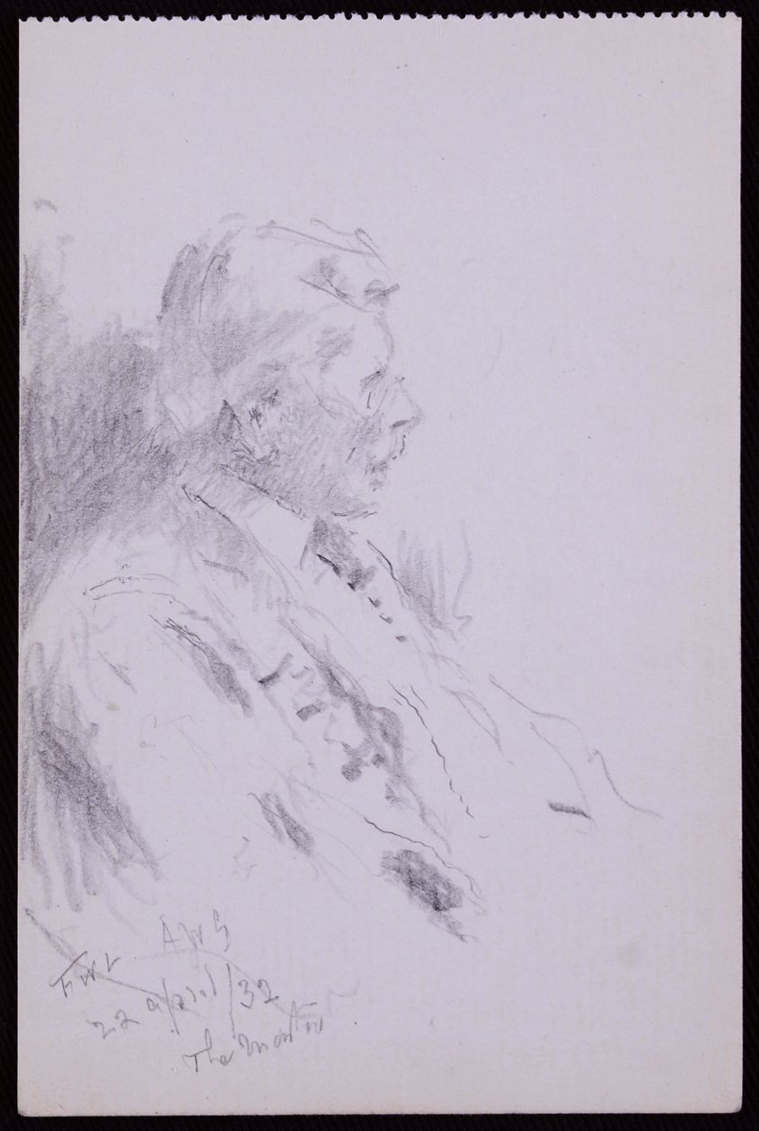 Portret Bazylego Olivera autorstwa Francis Wilfred Lawson