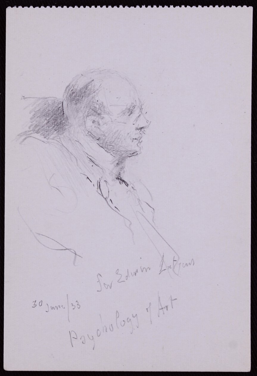 Portret Edwina Lutyensa autorstwa Francis Wilfred Lawson