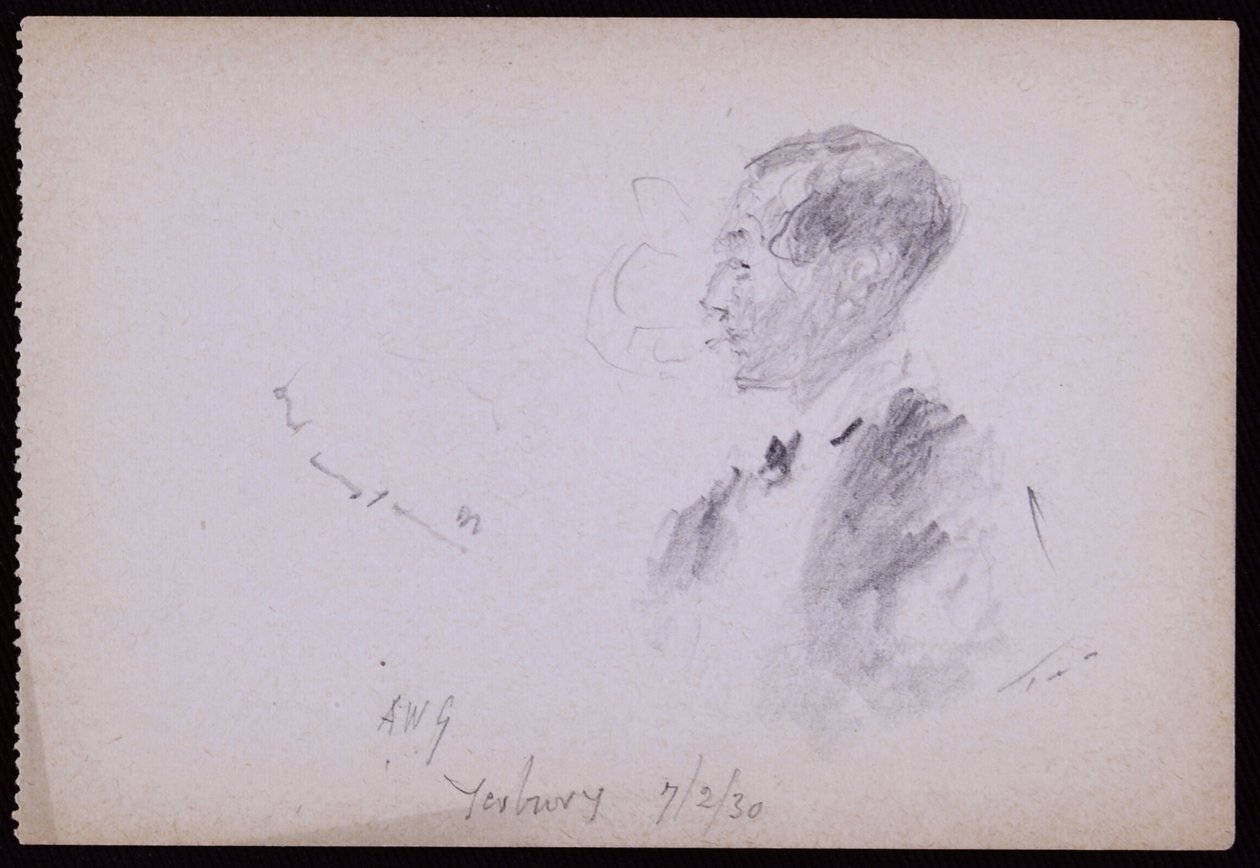 Portret FR Yerbury autorstwa Francis Wilfred Lawson