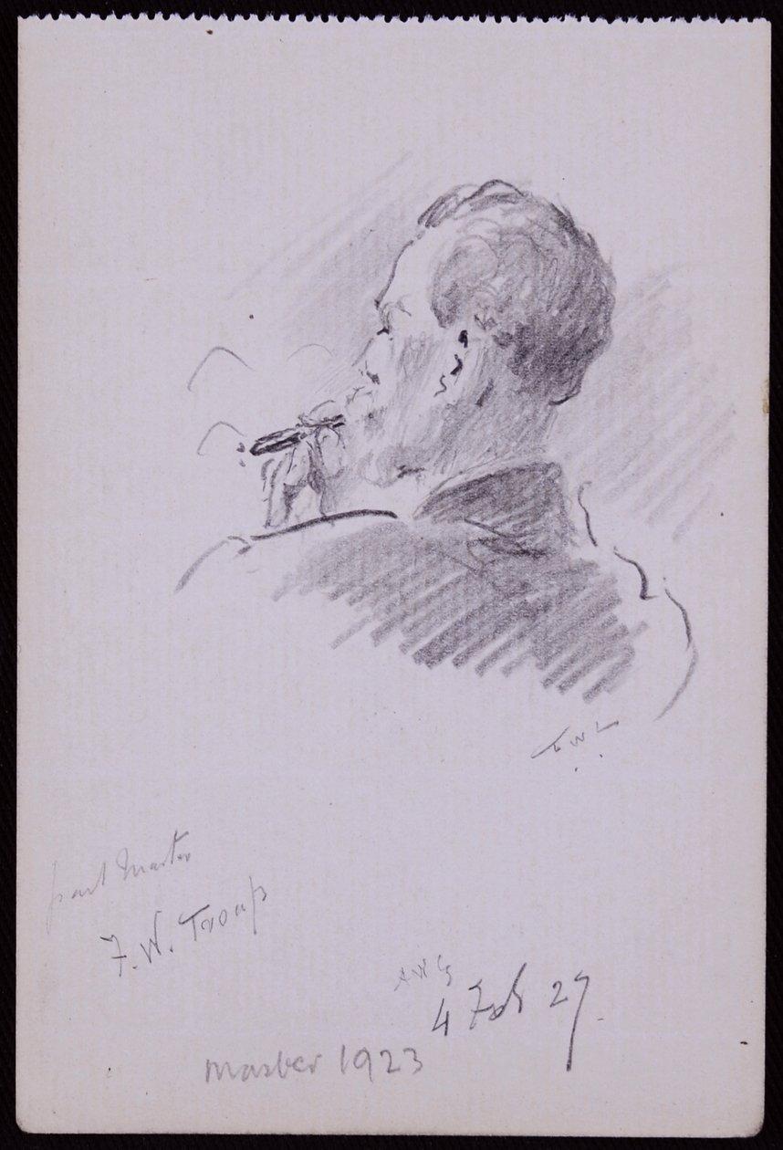 Portret Franciszka Trupy autorstwa Francis Wilfred Lawson