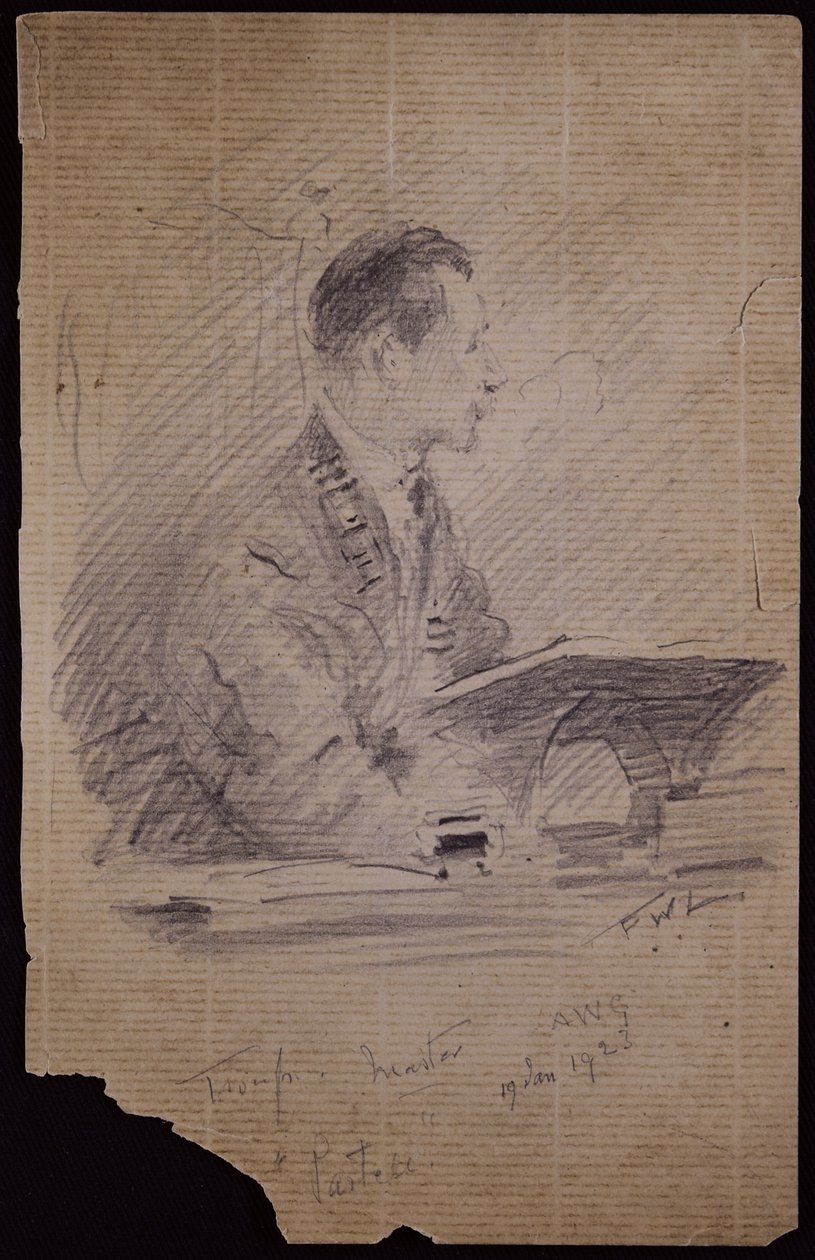 Portret Franciszka Trupy autorstwa Francis Wilfred Lawson