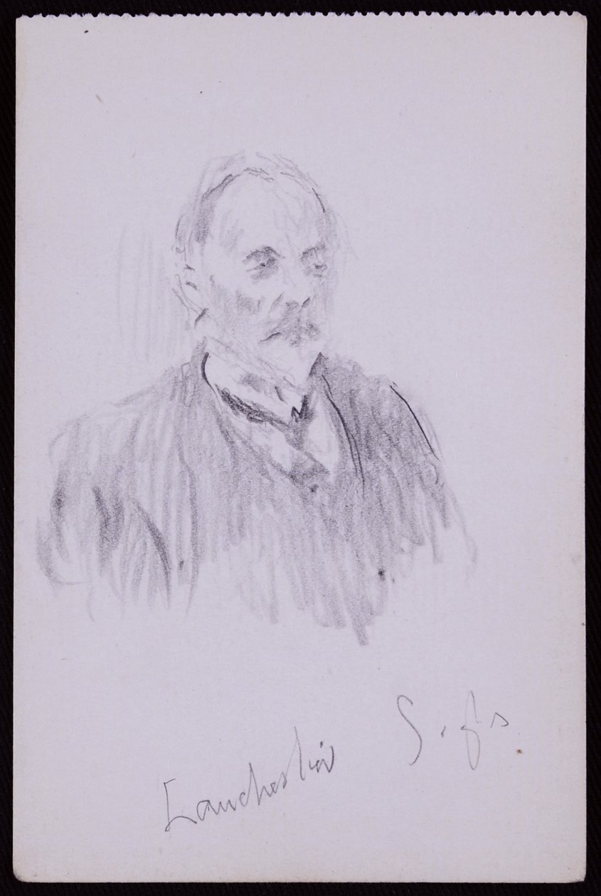 Portret HV Lanchestera autorstwa Francis Wilfred Lawson