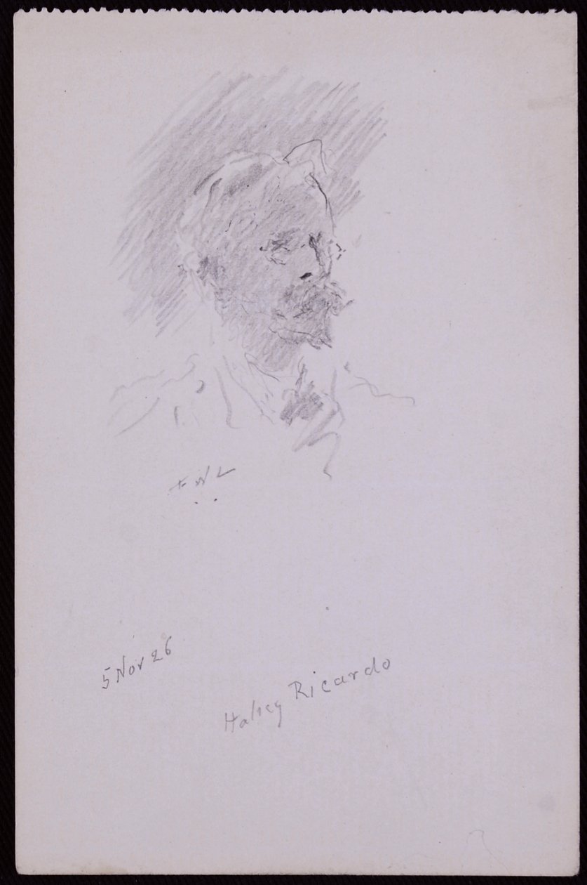 Portret Halsey Ricardo autorstwa Francis Wilfred Lawson