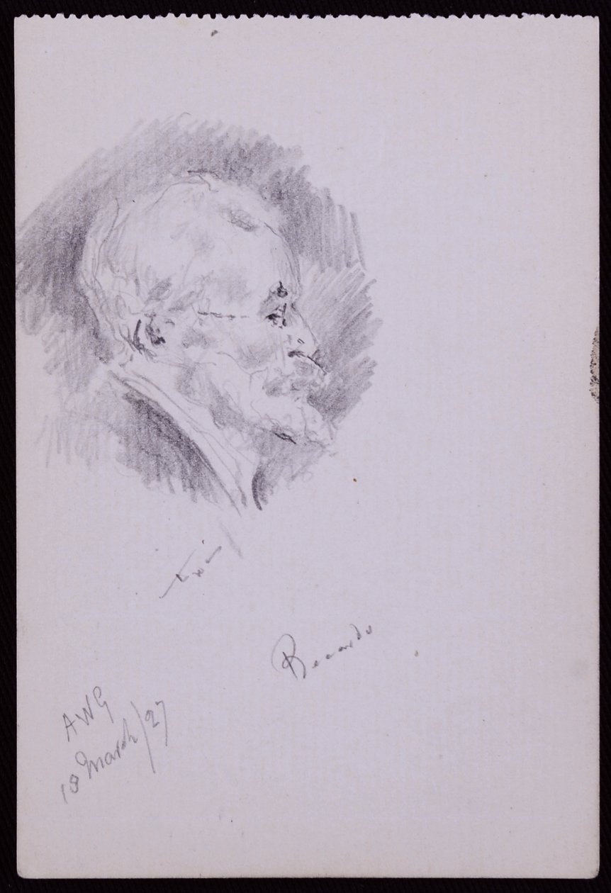 Portret Halsey Ricardo autorstwa Francis Wilfred Lawson