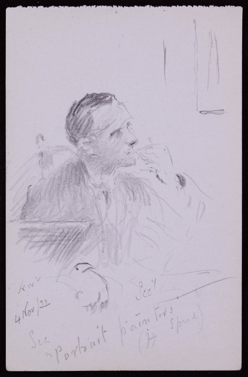 Portret Harolda Speeda autorstwa Francis Wilfred Lawson