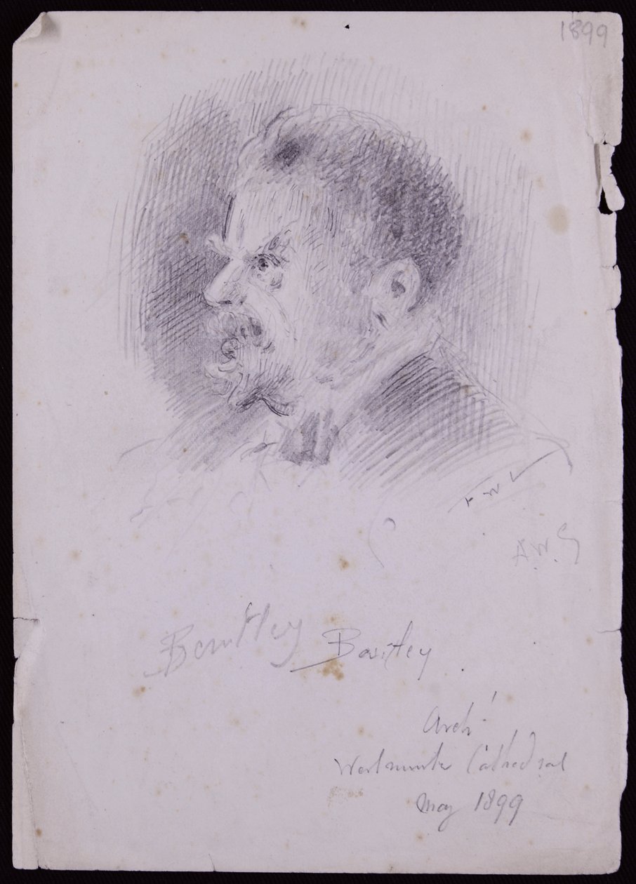 Portret JF Bentleya autorstwa Francis Wilfred Lawson