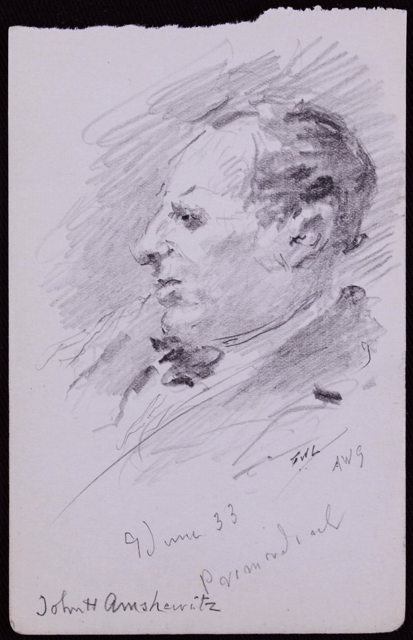 Portret Johna Amshewitza autorstwa Francis Wilfred Lawson