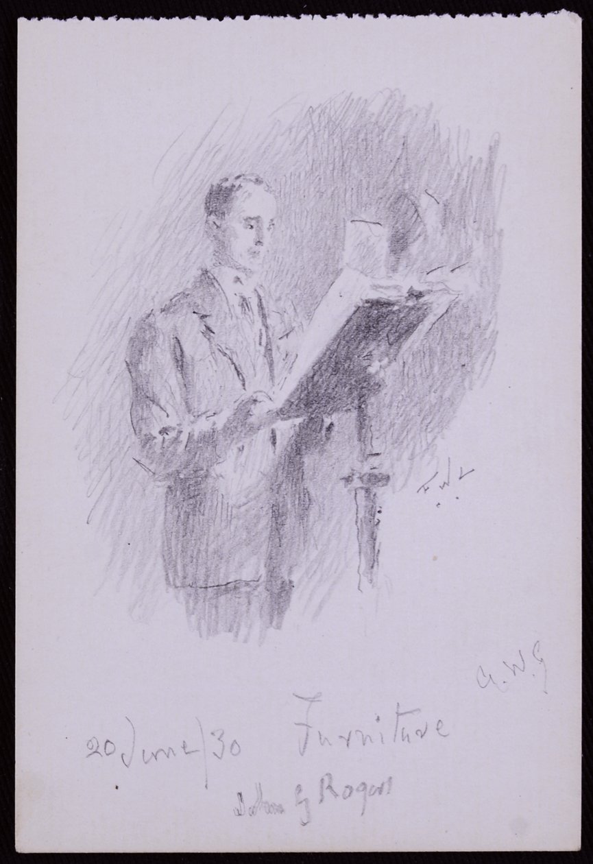 Portret Johna G. Rogersa autorstwa Francis Wilfred Lawson