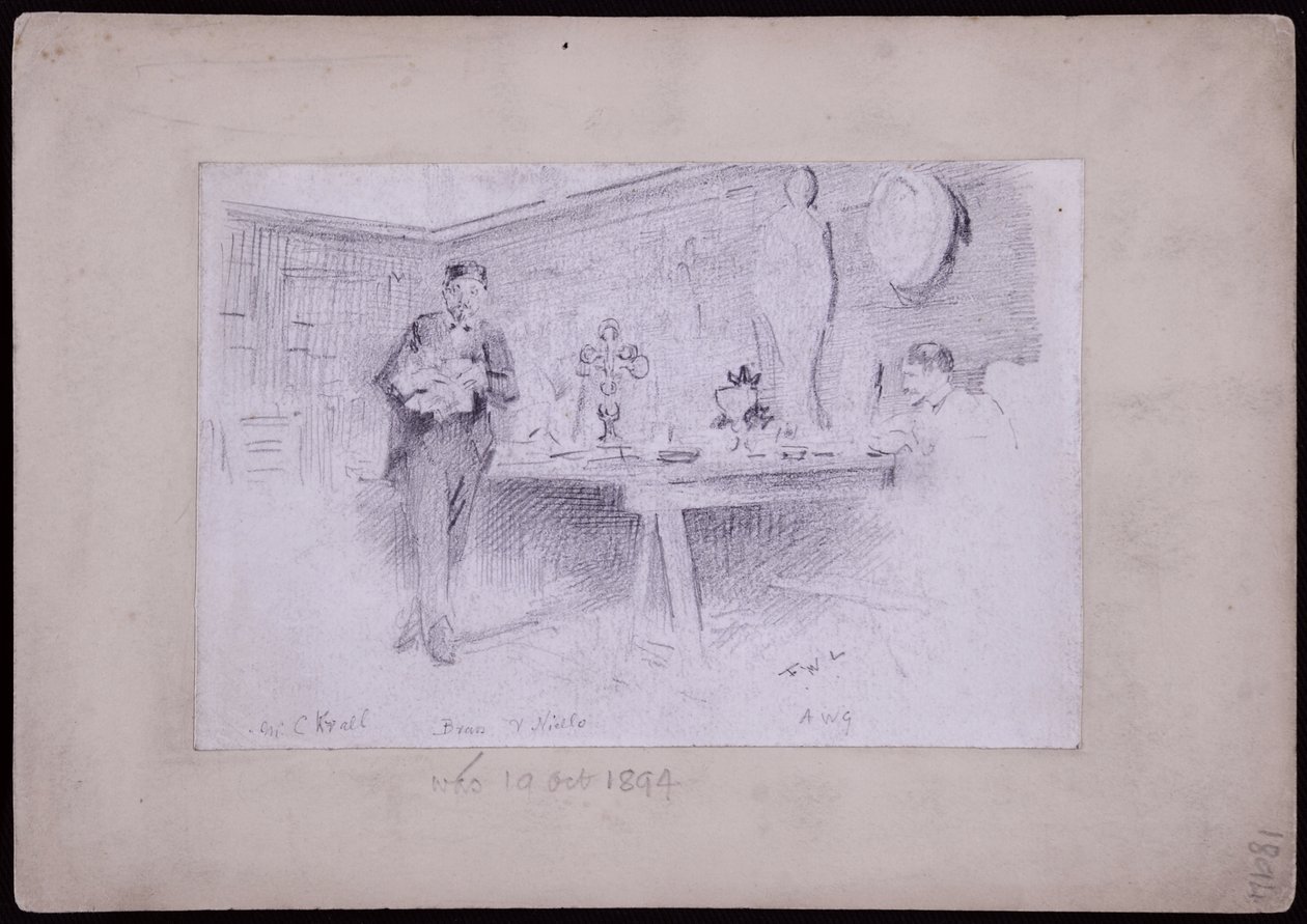 Portret Karla Krall autorstwa Francis Wilfred Lawson