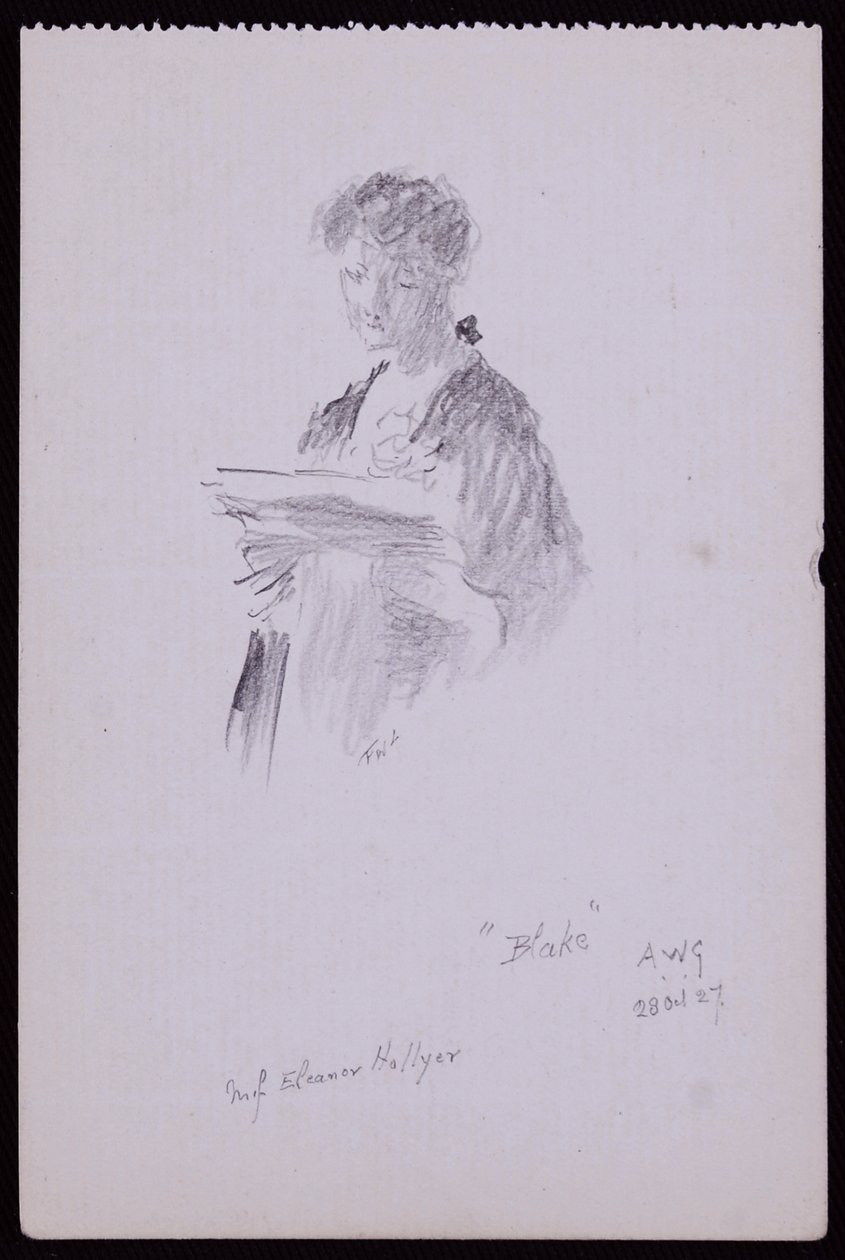 Portret panny Eleanor Hellyer autorstwa Francis Wilfred Lawson