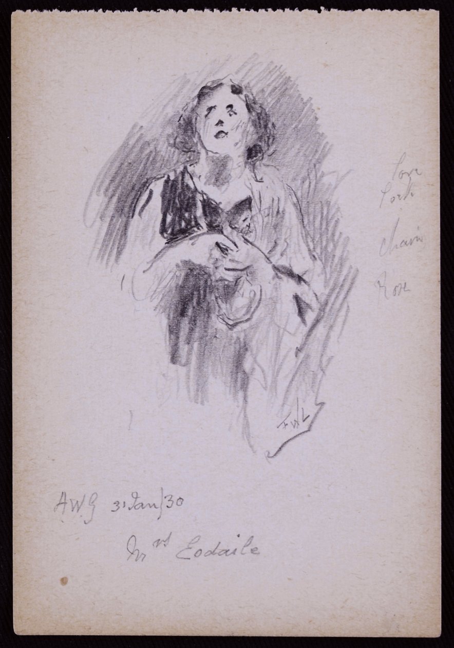 Portret pani Arundel Esdaile autorstwa Francis Wilfred Lawson