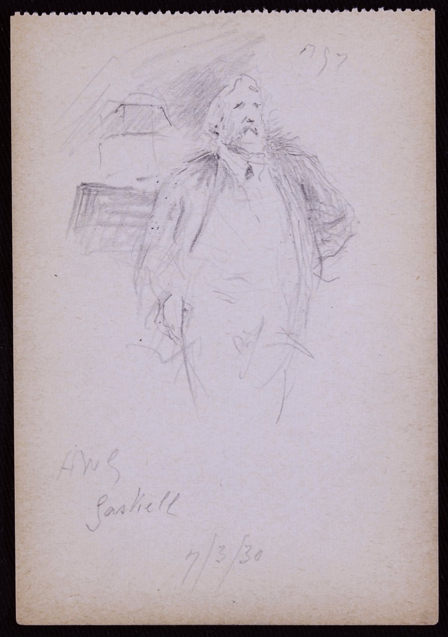 Portret Percivala Gaskella autorstwa Francis Wilfred Lawson