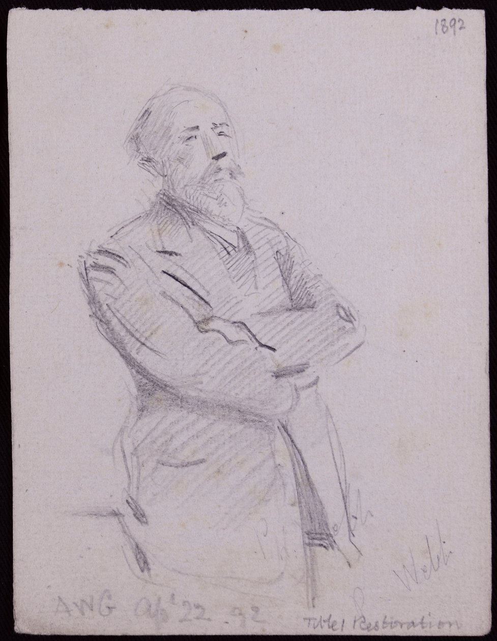 Portret Filipa (?) Webba autorstwa Francis Wilfred Lawson