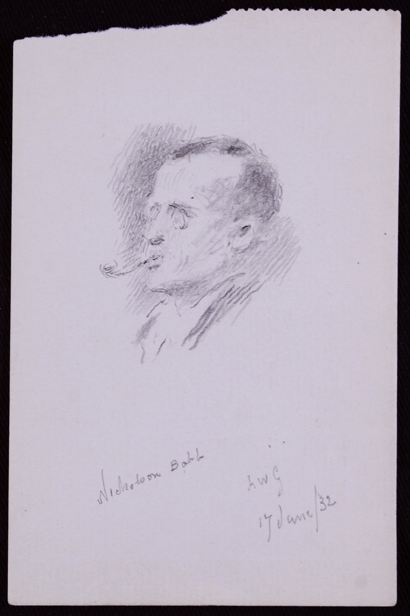 Portret S. Nicholsona Babb autorstwa Francis Wilfred Lawson