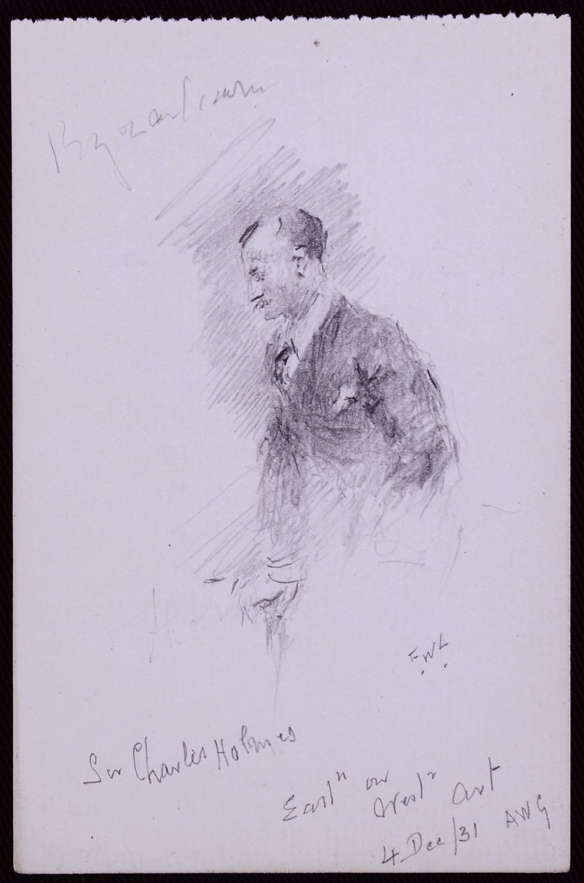 Portret Sir Charlesa Holmesa autorstwa Francis Wilfred Lawson