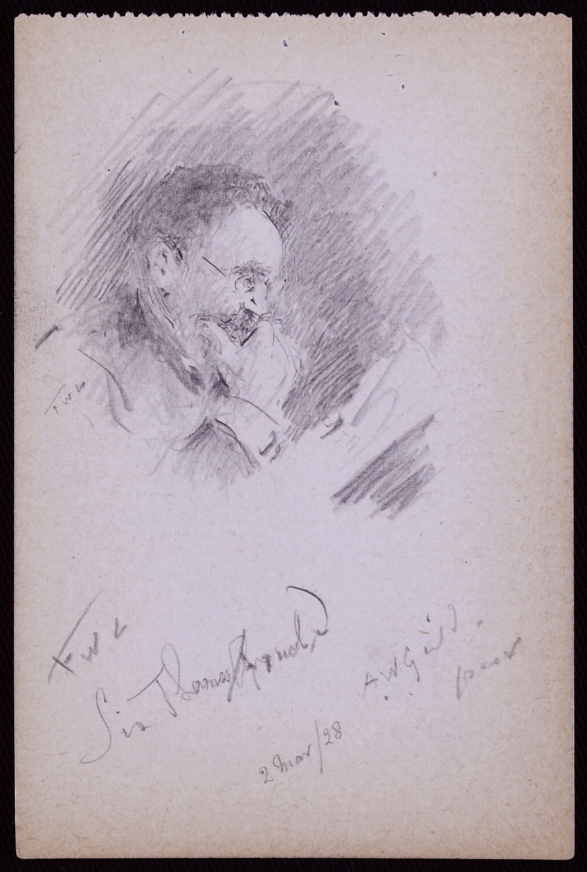 Portret sir Thomasa Arnolda autorstwa Francis Wilfred Lawson
