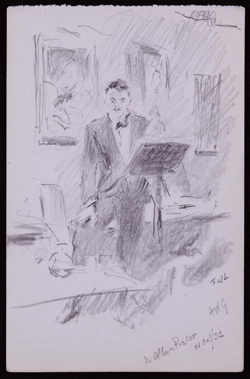 Portret W. Allana Pictora autorstwa Francis Wilfred Lawson