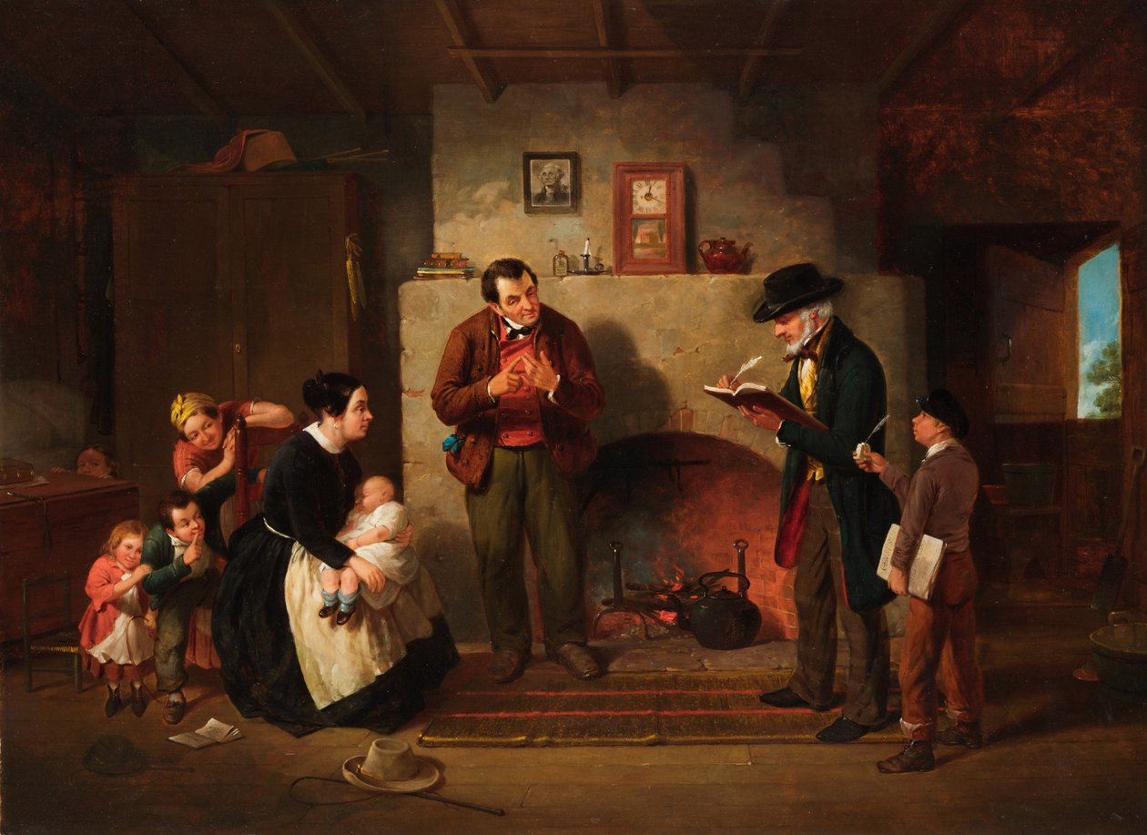 Spis ludności, 1854 autorstwa Francis William Edmonds