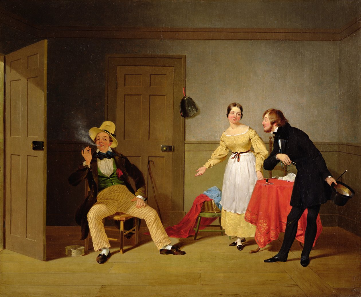 Miasto i wieś Beaux, c.1838 autorstwa Francis William Edmonds