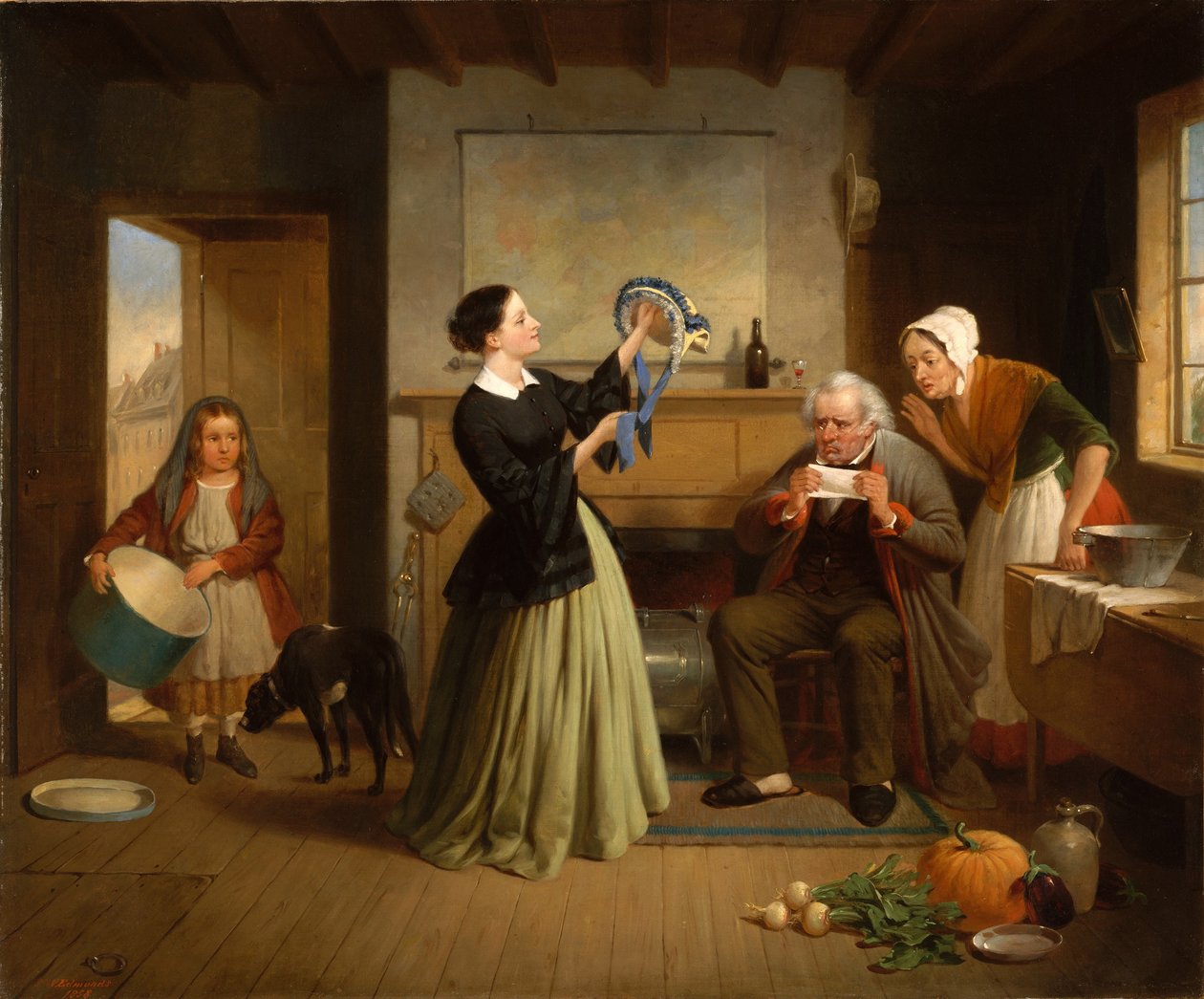 Nowa maska autorstwa Francis William Edmonds