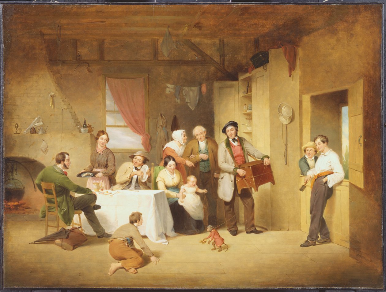 Kataryniarz (wędrowny muzyk) autorstwa Francis William Edmonds