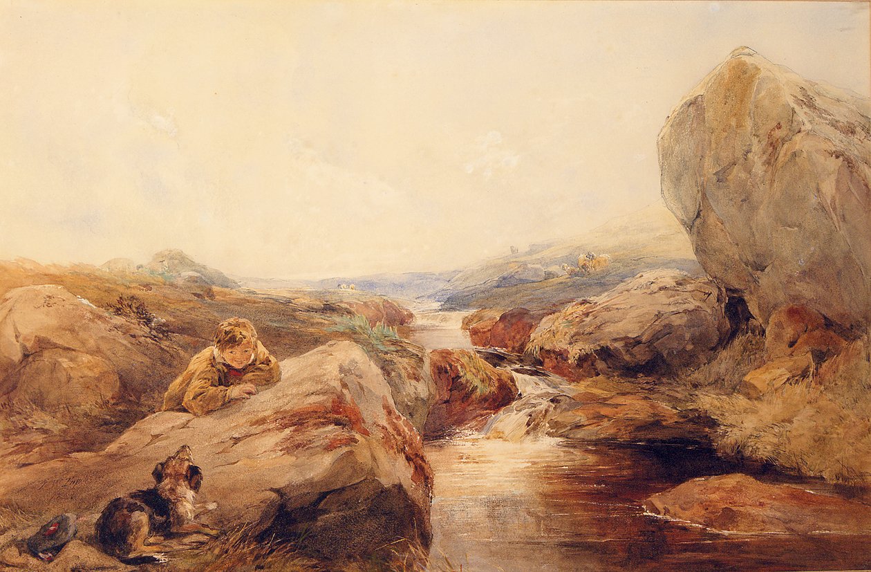 Na Maurach, 1843 autorstwa Francis William Topham