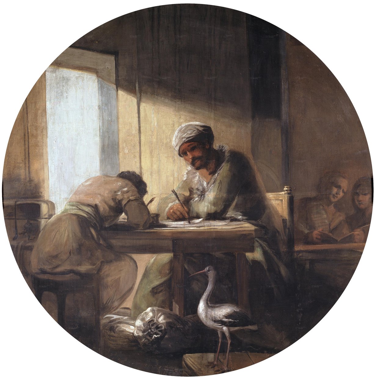  	  El Comercio. Olej na płótnie. Madryt, Museo del Prado. autorstwa Francisco de Goya