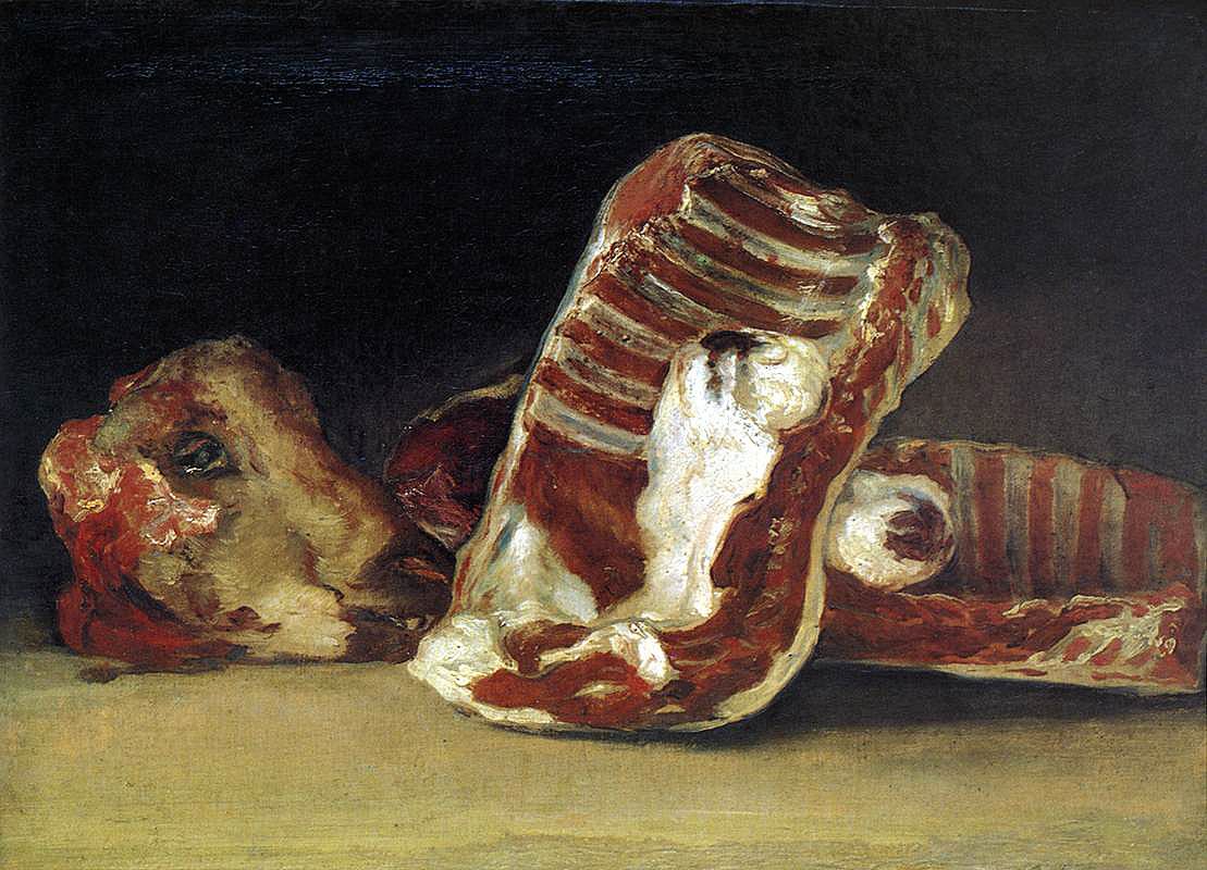 Lada rzeźnicza autorstwa Francisco de Goya