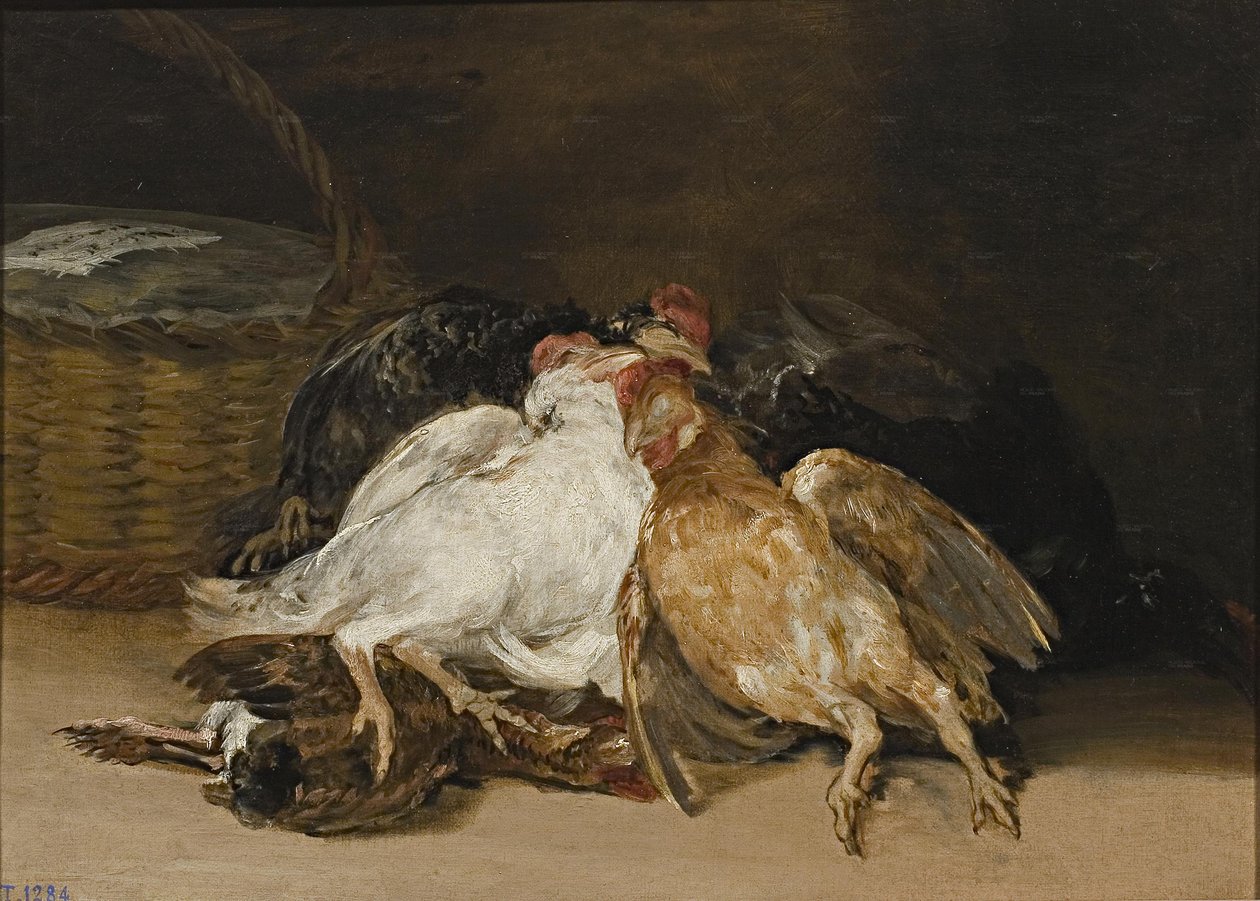 Martwe ptaki autorstwa Francisco de Goya