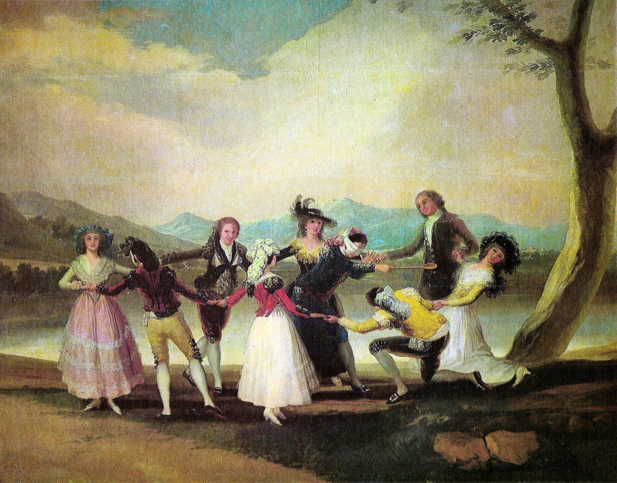 Blind Mans Bluff autorstwa Francisco de Goya