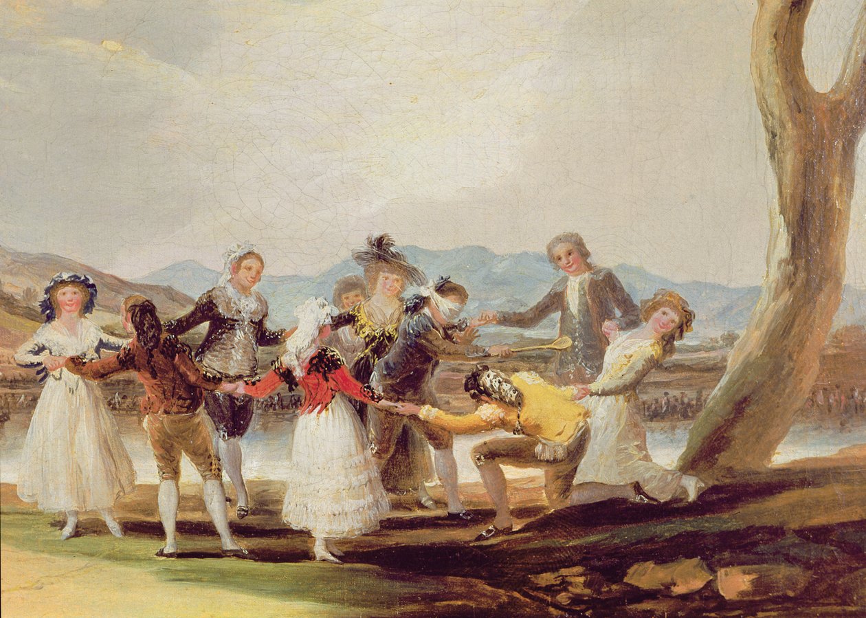 Wzmocnienie ślepca (patrz także 610170 i 29863) autorstwa Francisco de Goya