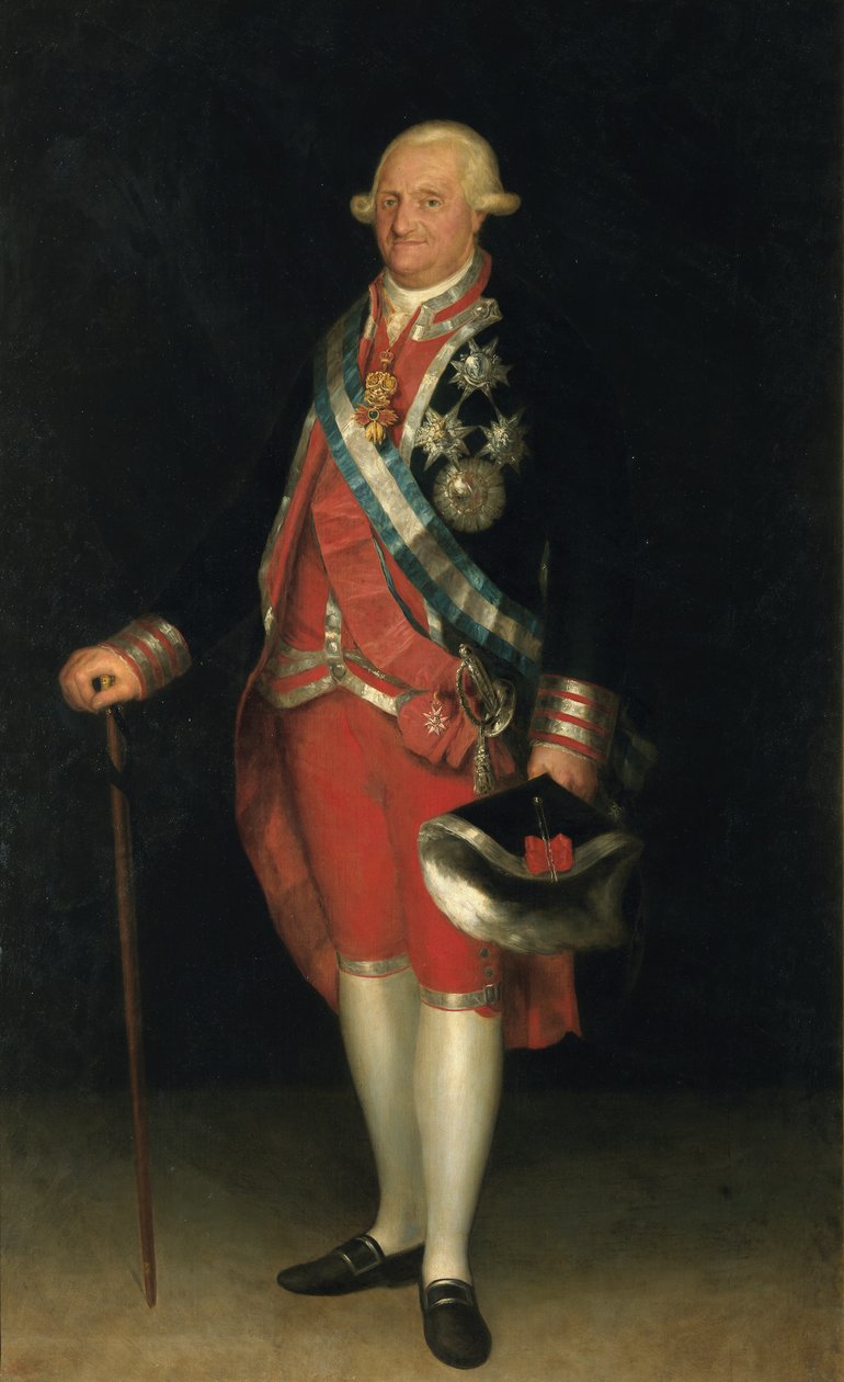 Carlos IV, król Hiszpanii autorstwa Francisco de Goya
