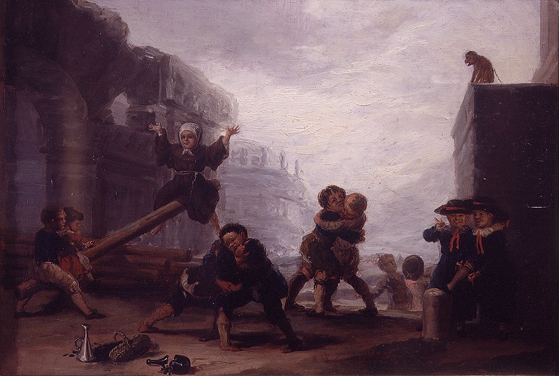Huśtawka autorstwa Francisco de Goya