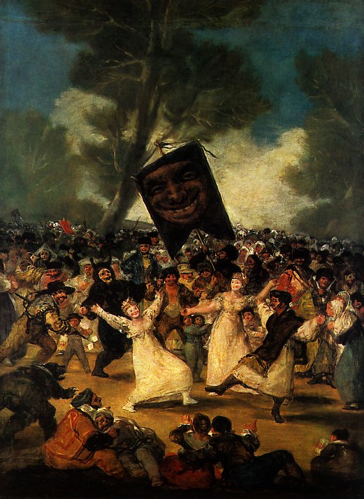 Pogrzeb sardynki autorstwa Francisco de Goya