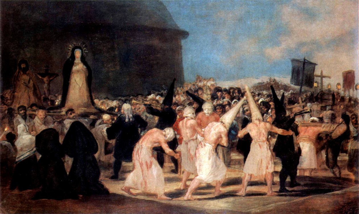 Procesja biczowania autorstwa Francisco de Goya