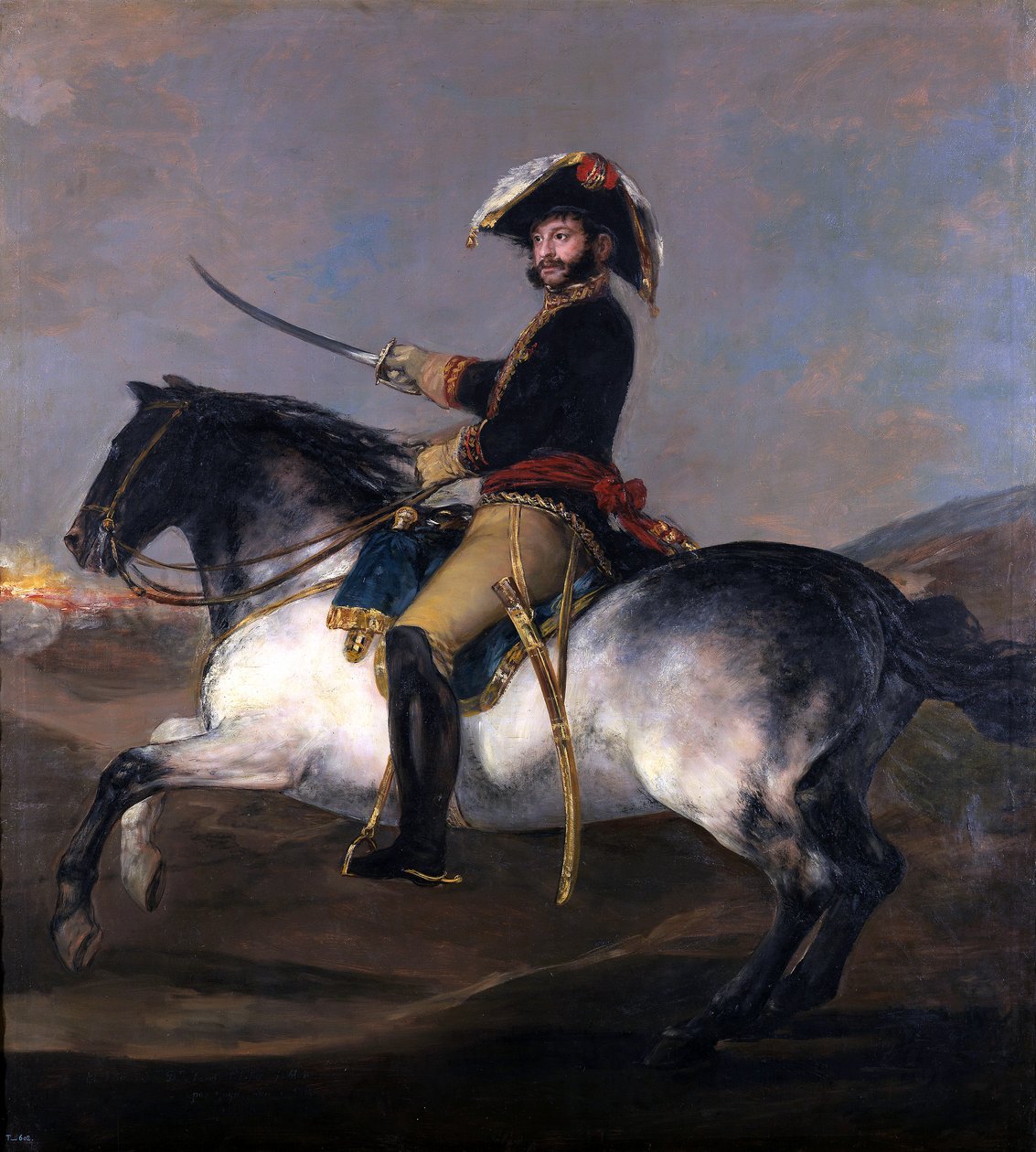 Generał José de Palafox na koniu autorstwa Francisco de Goya