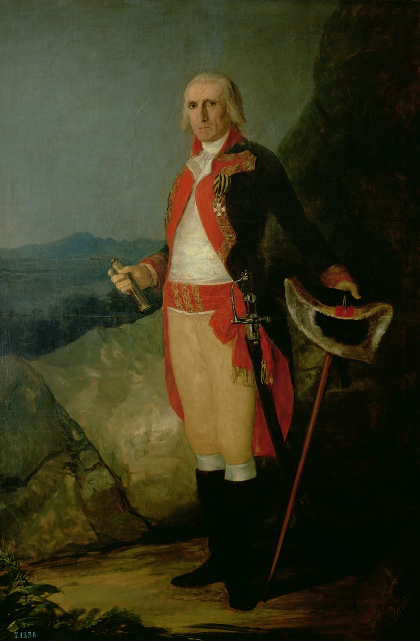 Generał Jose de Urrutia (1739-1803) 1798 autorstwa Francisco de Goya