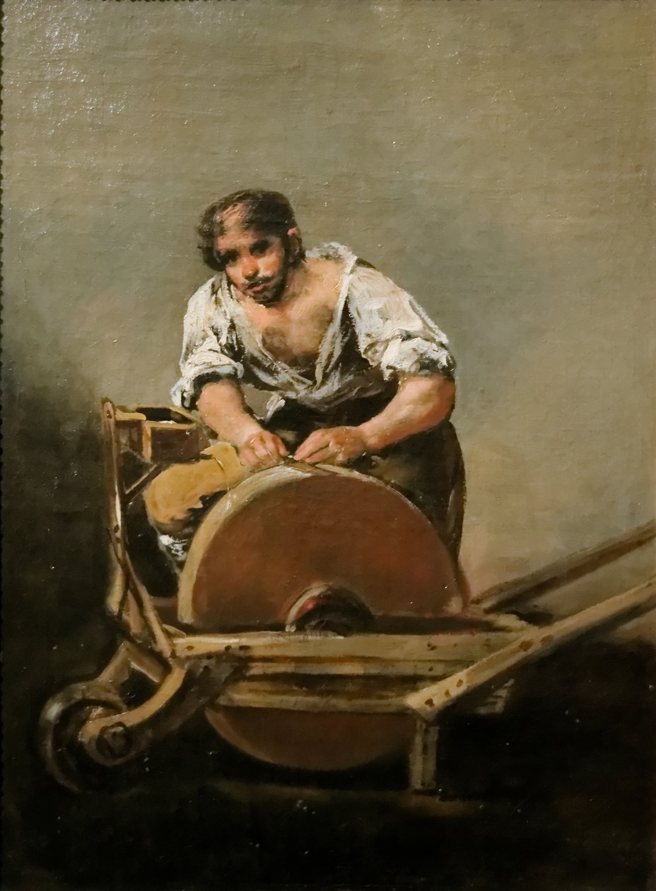 Kamień szlifierski autorstwa Francisco de Goya