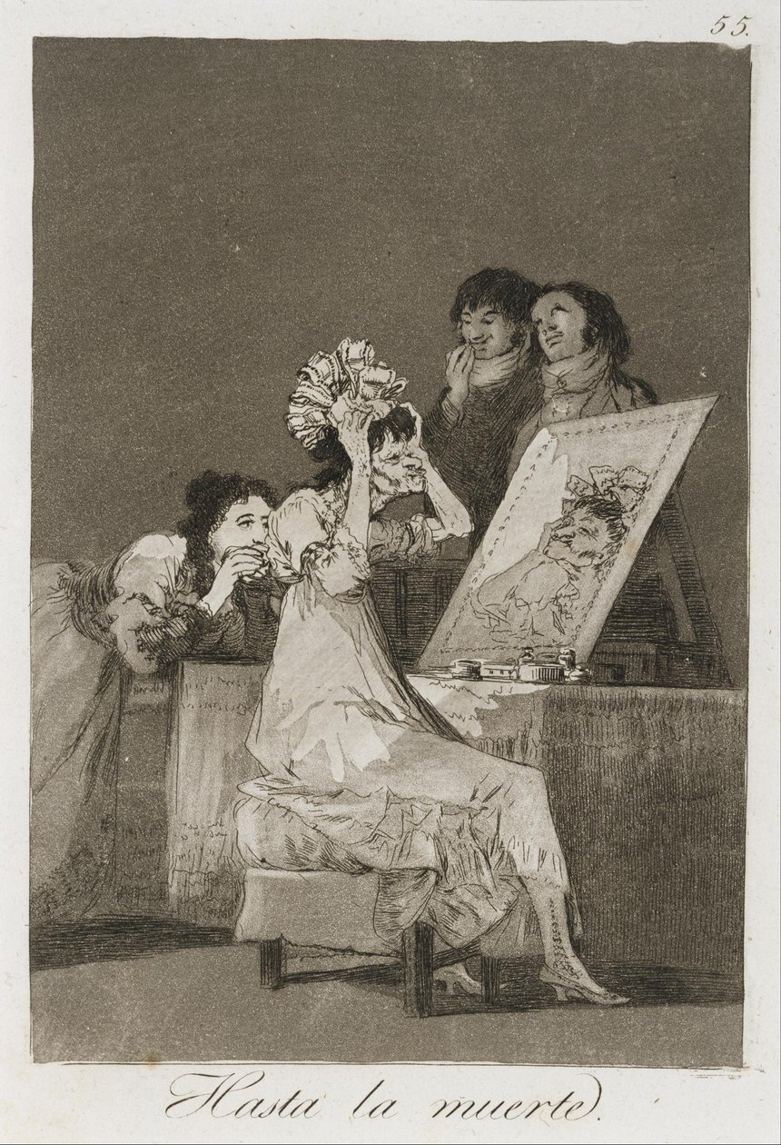 Aż umarły autorstwa Francisco de Goya