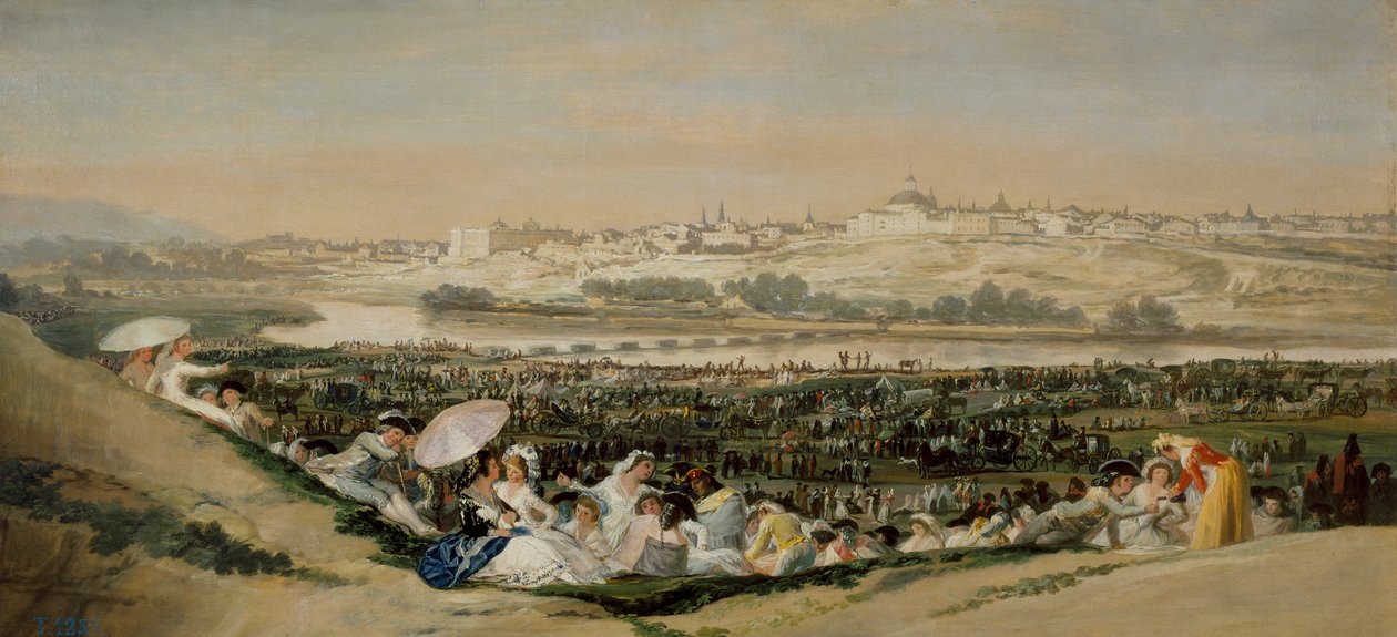 Łąka San Isidro autorstwa Francisco de Goya