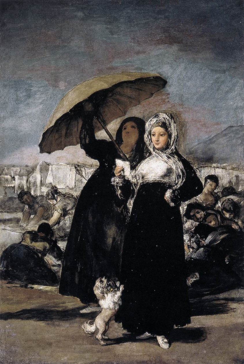 Les Jeunes lub młodzie autorstwa Francisco de Goya