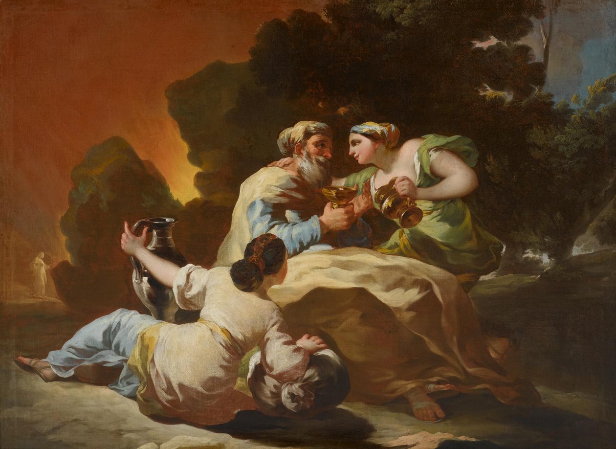 Lot i jego córki autorstwa Francisco de Goya