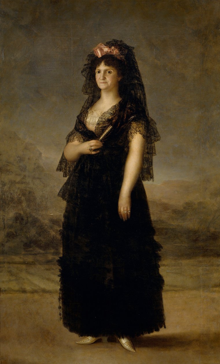Maria Luiza z Bourbon-Parma autorstwa Francisco de Goya
