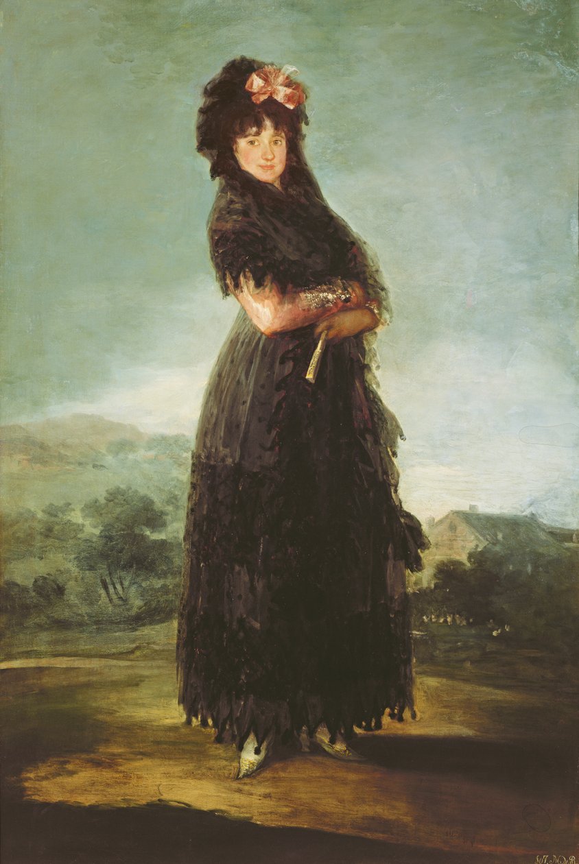 Mariana Waldstein, ok. 1797-1800 autorstwa Francisco de Goya